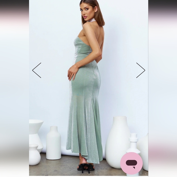 Hello Molly maxi dress in rose - Picture 4 of 7